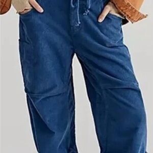 Free People We The Free Modern Love High Rise Pull On Cord Jeans New With Tags L